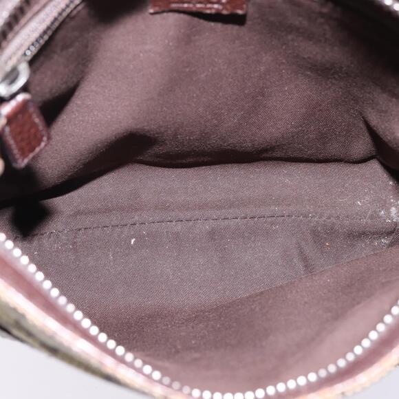 GUCCI GG Canvas Shoulder Bag Beige Silver Auth 143234 - Picture 10 of 16